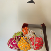 Traditional Velvet Potli, Women Handbag, Handmade Bag, Diwali Gift, Wedding Favours, Return Gift